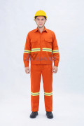 Quần áo bảo hộ lao động Evinz AV78 tích hợp dải phản quang cao cấp thoáng khí, Size 6(M)