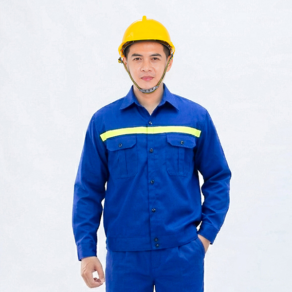 Quần áo lao động Evinz AV81 vải kaki siêu bền, có phản quang