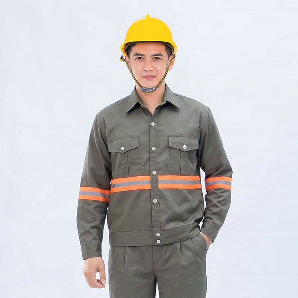 Quần áo lao động Evinz AV53 vải kaki phản quang siêu bền