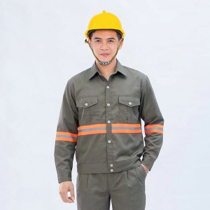 Quần áo lao động Evinz AV53 vải kaki phản quang siêu bền