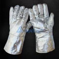 Găng tay chịu nhiệt công nghiệp 500°C sợi Amiang tráng bạc T158