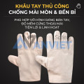 Găng tay vải bạt 24 sợi siêu bền chống trầy xước bảo vệ tay T161