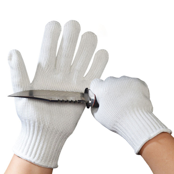 Găng tay chống cắt cấp độ 5 màu trắng T166