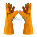 Găng tay bằng da bò bền chống cháy chống nhiệt cho thợ hàn T160