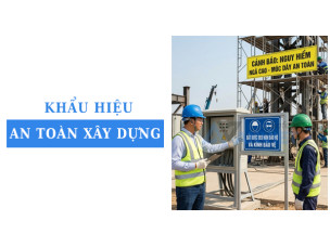BST khẩu hiệu an toàn xây dựng giúp xây dựng văn hóa an toàn lao động