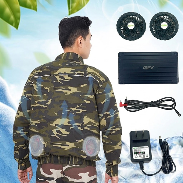 Áo điều hòa hai lớp Evinz AV12 màu rằn ri cao cấp
