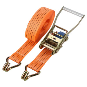 Tăng đơ chằng hàng dây bản lớn 50mm tải 3000kg dài 8m, khóa siết an toàn Helios C176