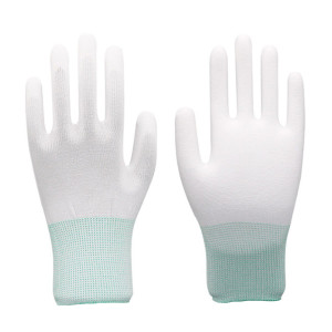 Găng tay phòng sạch Polyester PU phủ lòng, chống trượt cao cấp S135