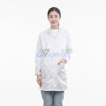 Áo choàng phòng sạch khóa kéo chống bụi, chống tĩnh điện S119, Màu xanh - Size M