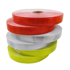 Dây phản quang nhựa kiểu ô vuông 2.5cm x 50m PQ12