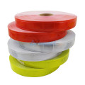 Dây phản quang nhựa kiểu ô vuông 2.5cm x 50m PQ12, Màu trắng