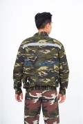 Áo điều hòa hai lớp Evinz AV12 màu rằn ri cao cấp, Size M - Áo + Bộ phụ kiện