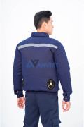 Áo điều hòa hai lớp cao cấp Evinz AV13 màu xanh dương, Size M - Áo + Bộ phụ kiện