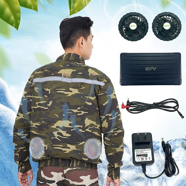 Áo điều hòa hai lớp Evinz AV12 màu rằn ri cao cấp