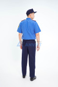 Quần áo bảo vệ ngắn tay dáng suông sơ vin vải kate silk BH04, Size 4 (M)