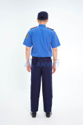 Quần áo bảo vệ ngắn tay dáng suông sơ vin vải kate silk BH04, Size 4 (M)