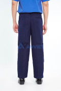 Quần áo bảo vệ ngắn tay dáng suông sơ vin vải kate silk BH04, Size 4 (M)
