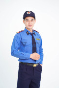 Áo bảo vệ dài tay dáng suông sơ vin vải kate silk màu xanh BH03A, Size 4 (M)