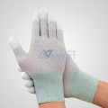 Găng tay sợi Carbon phủ ngón PU chống tĩnh điện T122