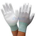 Găng tay sợi Carbon phủ ngón PU chống tĩnh điện T122