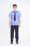 Quần áo bảo vệ ngắn tay bo đai thoáng mát, áo kate hàn và quần vải casmer BH02, Size 5 (L)
