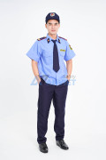 Quần áo bảo vệ ngắn tay bo đai thoáng mát, áo kate hàn và quần vải casmer BH02, Size 5 (L)