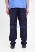 Quần áo bảo vệ ngắn tay bo đai thoáng mát, áo kate hàn và quần vải casmer BH02, Size 5 (L)
