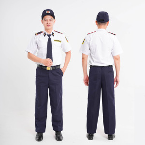 Quần áo bảo vệ ngắn tay dáng suông sơ vin cao cấp thoáng mát BH08