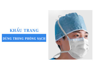 Các loại khẩu trang dùng trong phòng sạch phổ biến hiện nay