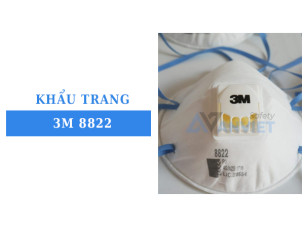 Khẩu trang 3M 8822 có phù hợp sử dụng cho môi trường lao động khắc nghiệt?