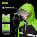 Bộ quần áo mưa phản quang chống thấm, chống gió tốt, bền đẹp A22, Size XL