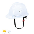 Mũ bảo hộ lao động An Việt M132 có lỗ thoáng khí, khóa trượt điều chỉnh, chống va đập, Màu vàng
