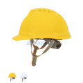 Mũ bảo hộ lao động An Việt M134 thoáng khí, khóa trượt điều chỉnh kích thước, Màu vàng