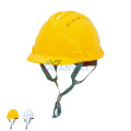 Mũ bảo hộ lao động An Việt M135 thiết kế khóa cài điều chỉnh tiện lợi, an toàn, Màu vàng