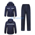 Áo mưa phản quang 2 lớp A24 có kính che mặt, chống thấm, thoáng khí, Size L