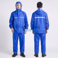Áo mưa phản quang 2 lớp A25 chất liệu Oxford chống thấm kèm lót lưới thoáng khí, Size XL