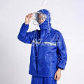 Áo mưa phản quang 2 lớp A25 chất liệu Oxford chống thấm kèm lót lưới thoáng khí, Size XL