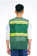 Áo gile phản quang lưới cao cấp AV83 thiết kế 2 túi, nhẹ, thoáng mát, Màu cam - Size XL