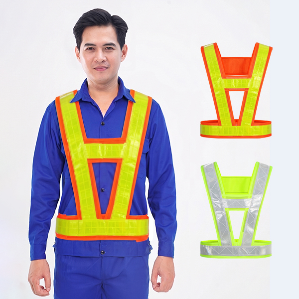 Áo bảo hộ phản quang dạng dây giá rẻ, dễ dùng AV80