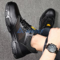 Giày bảo hộ lao động Zboot Z130 da phối lưới thoáng khí, chống đinh, chống trượt, Size 41