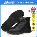 Giày bảo hộ Zboot Z131 da cao cấp cổ cao, mũi thép chịu lực, chống thấm nước, Size 41