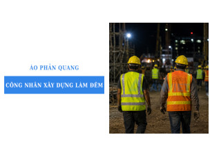 Cách chọn áo phản quang cho công nhân xây dựng làm đêm an toàn