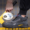 Giày bảo hộ lao động Zboot Z140 da lộn cao cấp, mũi thép, đế Kevlar chống đâm xuyên, Size 41