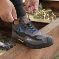 Giày bảo hộ lao động Zboot Z140 da lộn cao cấp, mũi thép, đế Kevlar chống đâm xuyên, Size 41