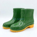 Ủng cao cổ ngắn Hoa San U126 màu xanh siêu bền, chống trơn trượt, Size 40