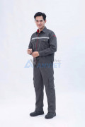 Quần áo bảo hộ lao động Evinz AV90 chất vải bền đẹp, ít nhăn, nhiều túi tiện dụng, Size L - Vải kaki liên doanh