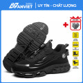 [Bản thường] Giày bảo hộ lao động Zboot Z139 màu đen mũi thép, đế thép bền bỉ, an toàn, Size 42