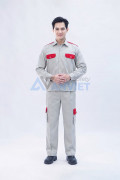Quần áo bảo hộ lao động Evinz AV94 thoáng khí, bền chắc, túi hộp đa năng, Size M - Vải kaki liên doanh