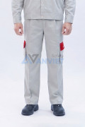 Quần áo bảo hộ lao động Evinz AV94 thoáng khí, bền chắc, túi hộp đa năng, Size M - Vải kaki liên doanh