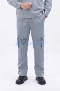 Quần áo bảo hộ lao động Evinz AV93 vải kaki bền đẹp, thoáng khí, dùng siêu bền, Size M - Vải kaki liên doanh